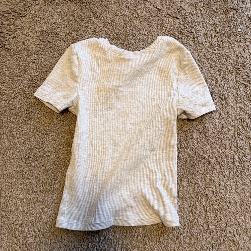 H&M Light Gray Baby Tee